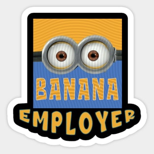 MINIONS USA EMPLOYER Sticker